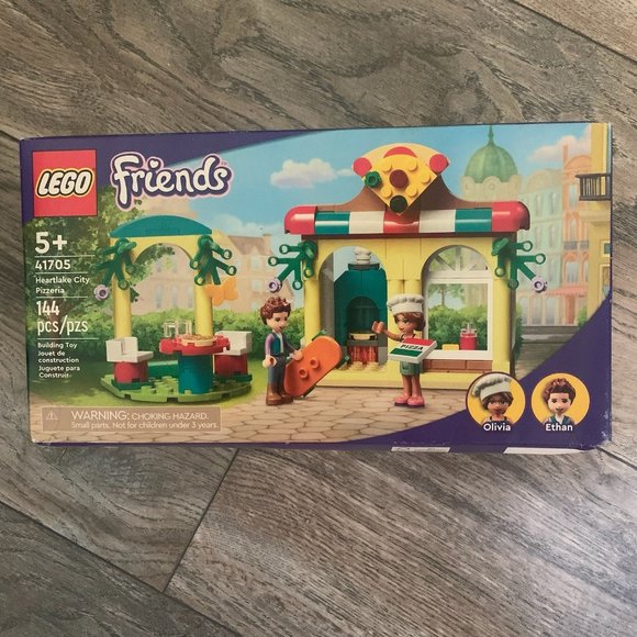NWT LEGO FRIENDS HEARTLAKE CITY PIZZERIA 41705 144 PIECES AGES 5+ - Picture 6 of 9